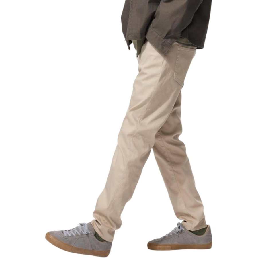 UNIQLO Jeans Unisex Dark Beige Moderate Slim Fit Pants