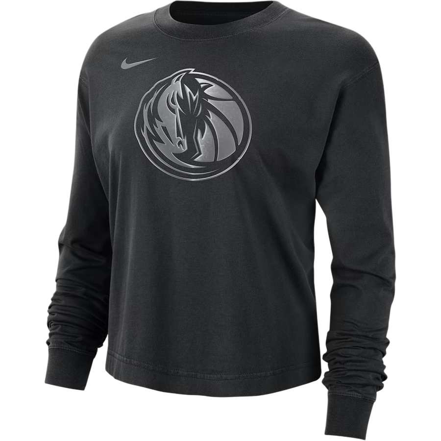 Nike Nike Dallas Mavericks Courtside Women's Nike Nba Shine Boxy Long Sleeve T Shirt