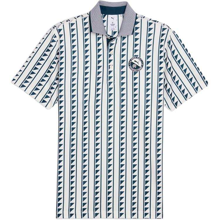 PUMA Polo Shirts Men's 63302801 White Polo Collar Thin Other