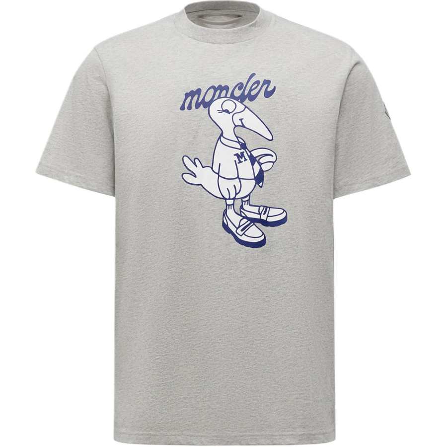 Moncler Logo Printed Crewneck T Shirt