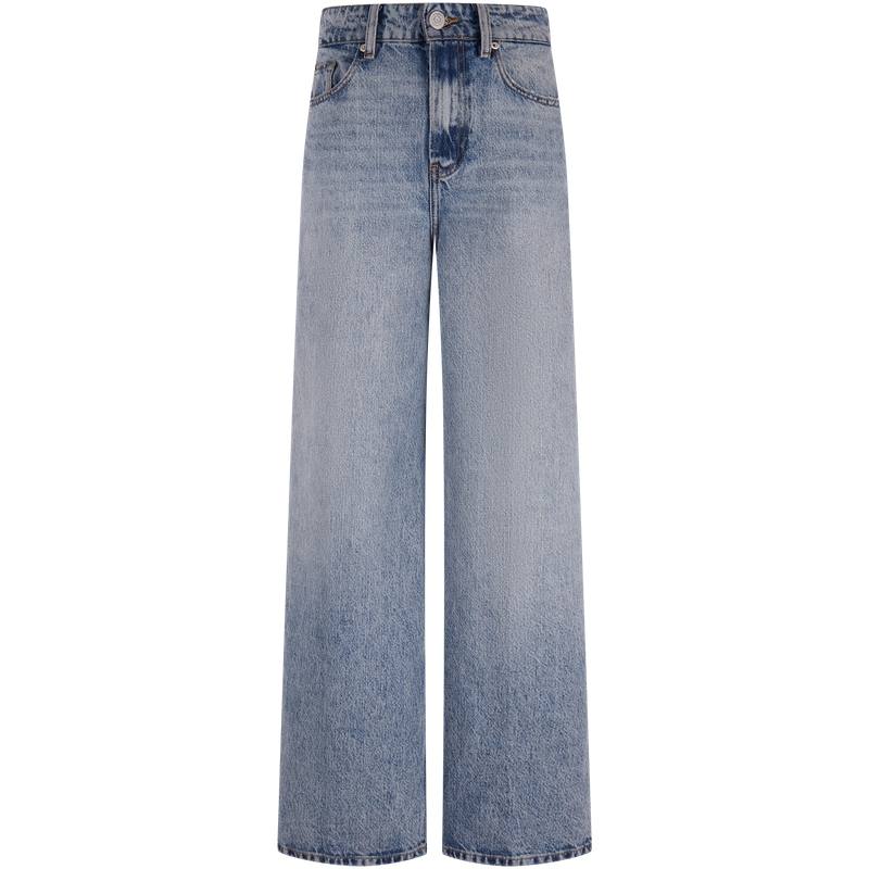 Tommy Hilfiger Jeans Women's Denim Blue 1A5 Moderate Wide Leg Pants