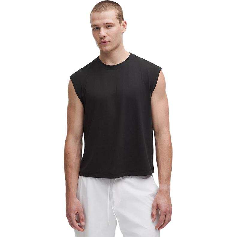 Lululemon Lululemon Tank Tops Men's Black Crew Neck Thin Sleeveless