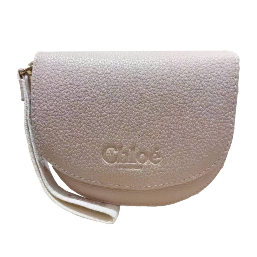 Chloé Chloe Beige Handheld Makeup Bags Storage