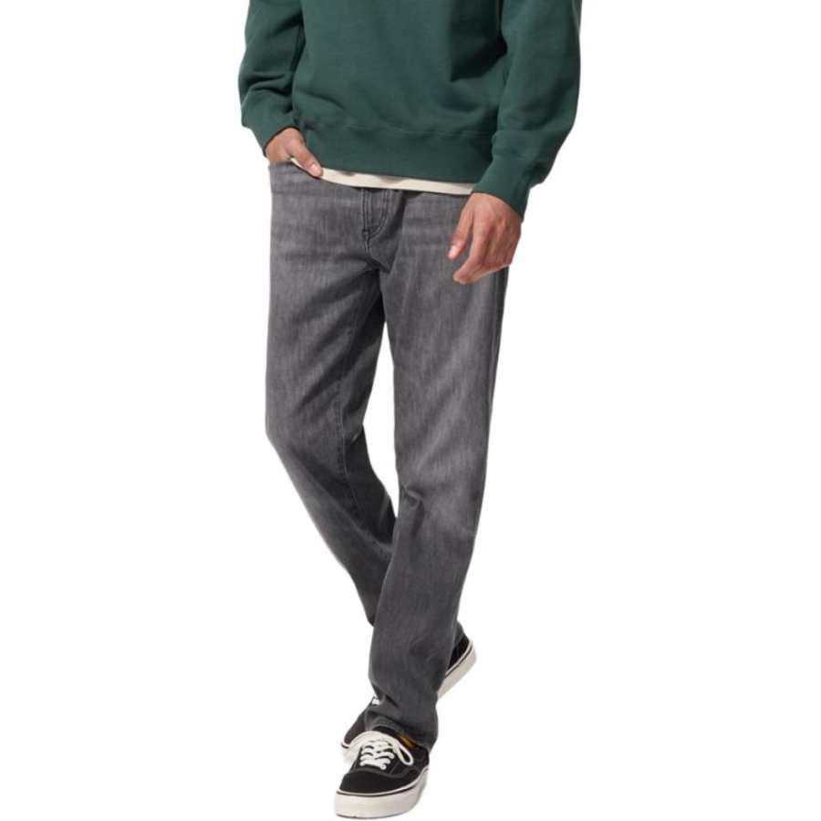UNIQLO Jeans Unisex Lead Gray Moderate Slim Fit Pants