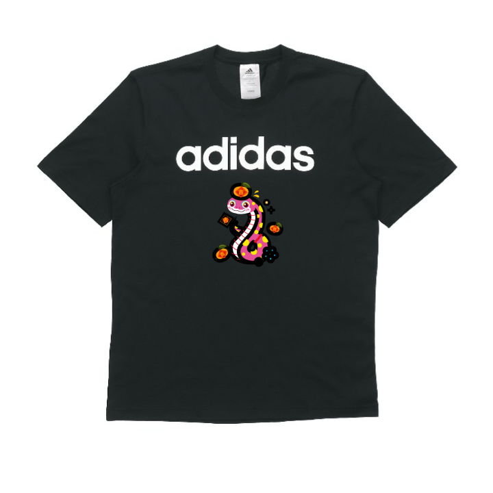 Adidas Adidas T Shirts Unisex Black Crew Neck Moderate Straight Fit