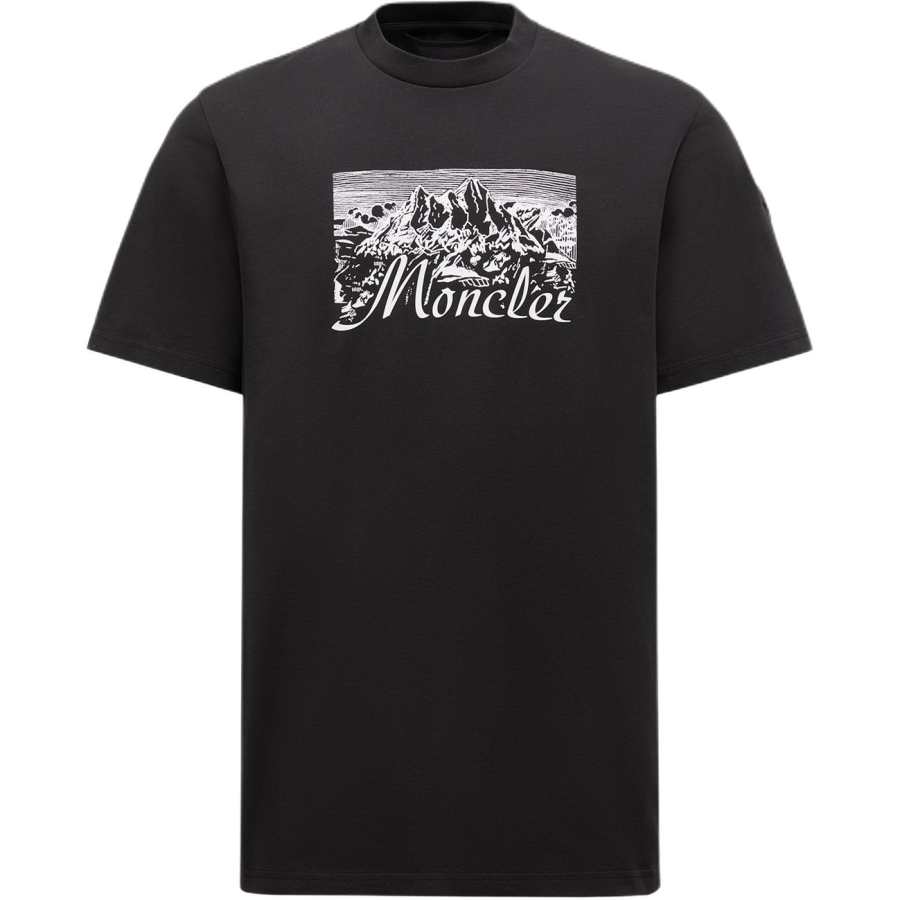 Moncler Moncler Logo Printed Crewneck T-Shirt