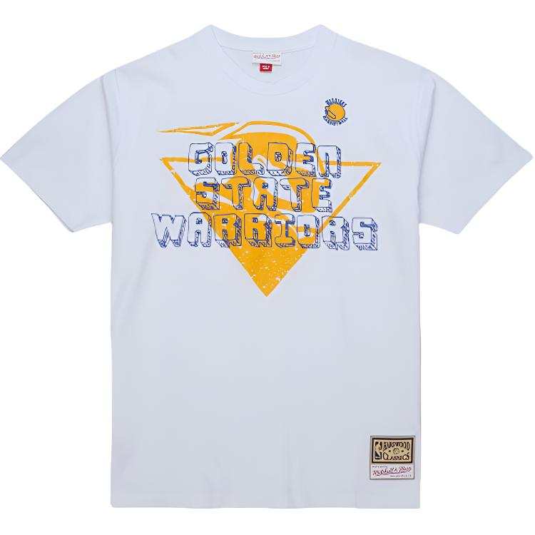 Mitchell Ness x NBA 100% Cotton T Shirt Unisex White