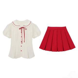 PAVLISOVA Two Piece Skirt Sets Women's Moderate Short