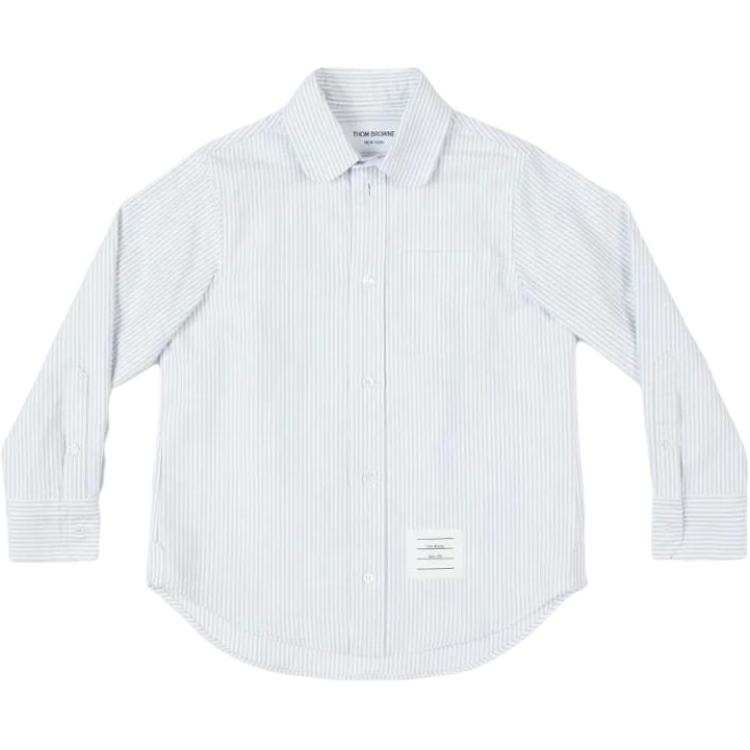 THOM BROWNE THOM BROWNE Kids Casual Shirts Lapel Moderate