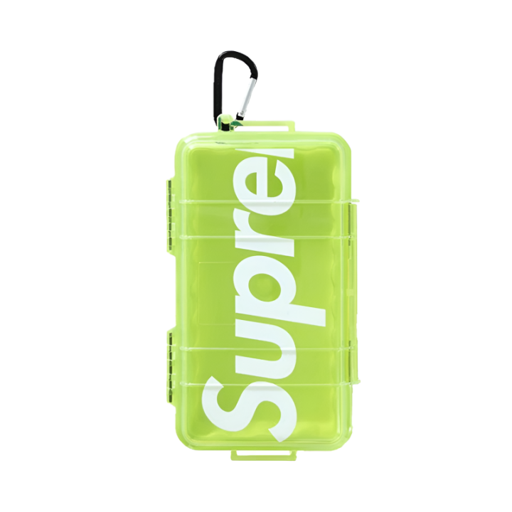 Supreme Supreme Print Travel Storage Bag Men's Neon Green