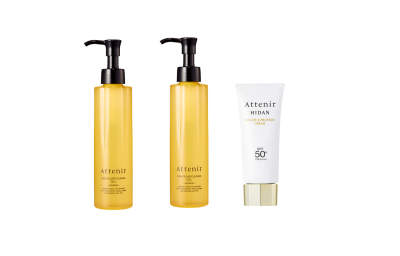 ATTENIR Cleaning Brightening Skin Tone Skincare Sets Moisturizing Refreshing 175ml+175ml+40g