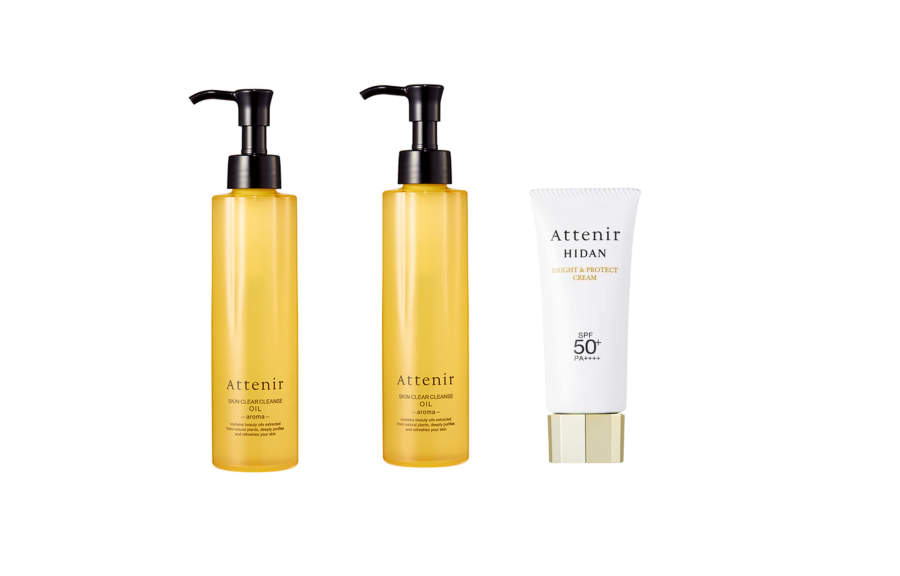 ATTENIR Cleaning Brightening Skin Tone Skincare Sets Moisturizing Refreshing 175ml+175ml+40g