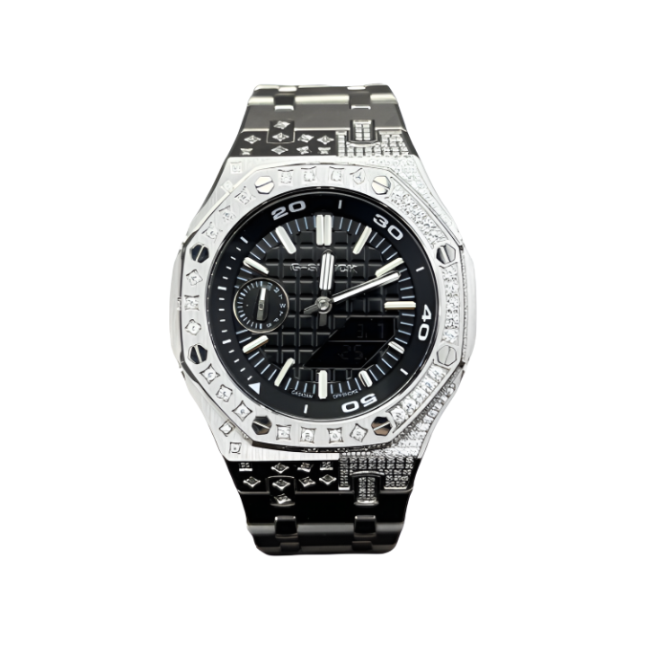 CASIO CASIO Custom Collection Quartz Movement Stainless Steel Watchband Watch Men's Watches Black Dial