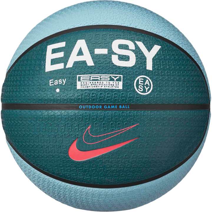 Nike Nike Rubber Basketball Blue Green Size 7 Training Unisex China Mainland Version