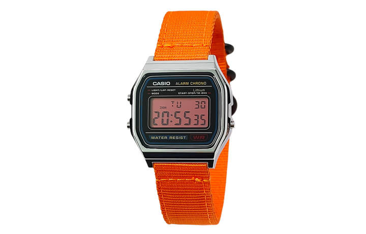 CASIO CASIO Custom Collection Quartz Movement Nylon Strap Watch Men's Watches Black Dial