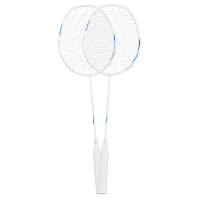 PEAK White Moonlight Full Carbon Badminton Rackets Offensive Type Heavy Head, Stiff Shaft Advanced Level Unisex 4U/G5