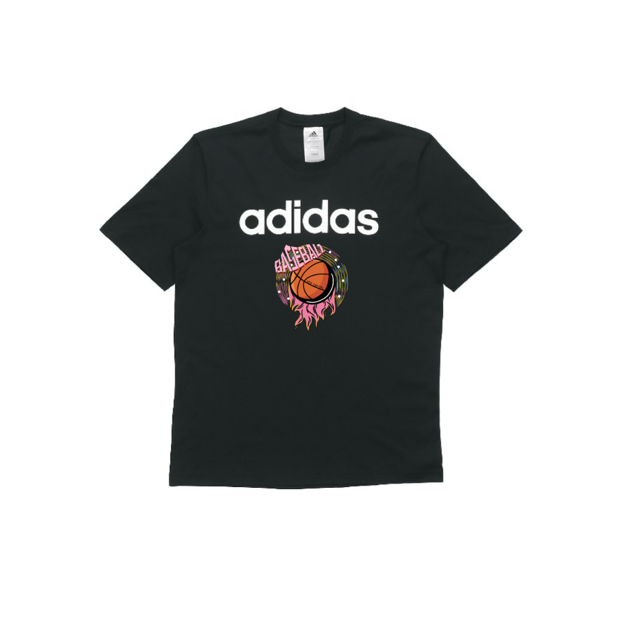 Adidas Adidas T Shirts Unisex Black Crew Neck Moderate Straight Fit