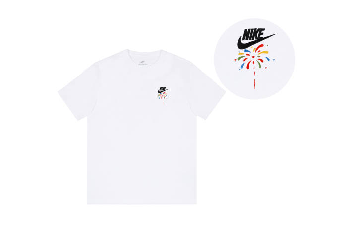 Nike Nike T Shirts Unisex White Crew Neck Moderate Straight Fit