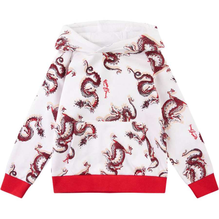 KENZO KENZO Sweatshirt FW23 Ecru Kids'