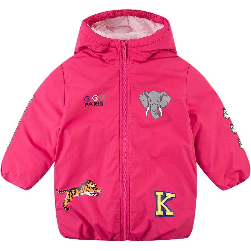 KENZO Padded Jacket FW23 Pink Kids'