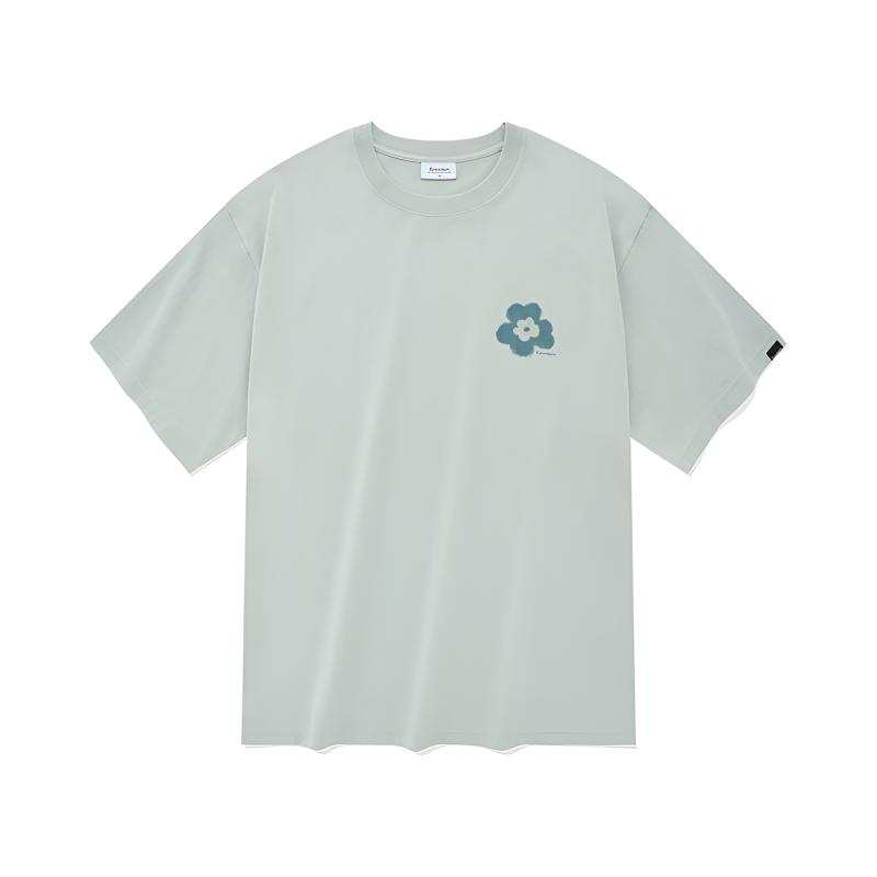COVERNAT T Shirts Unisex Mint Crew Neck Moderate Straight Fit