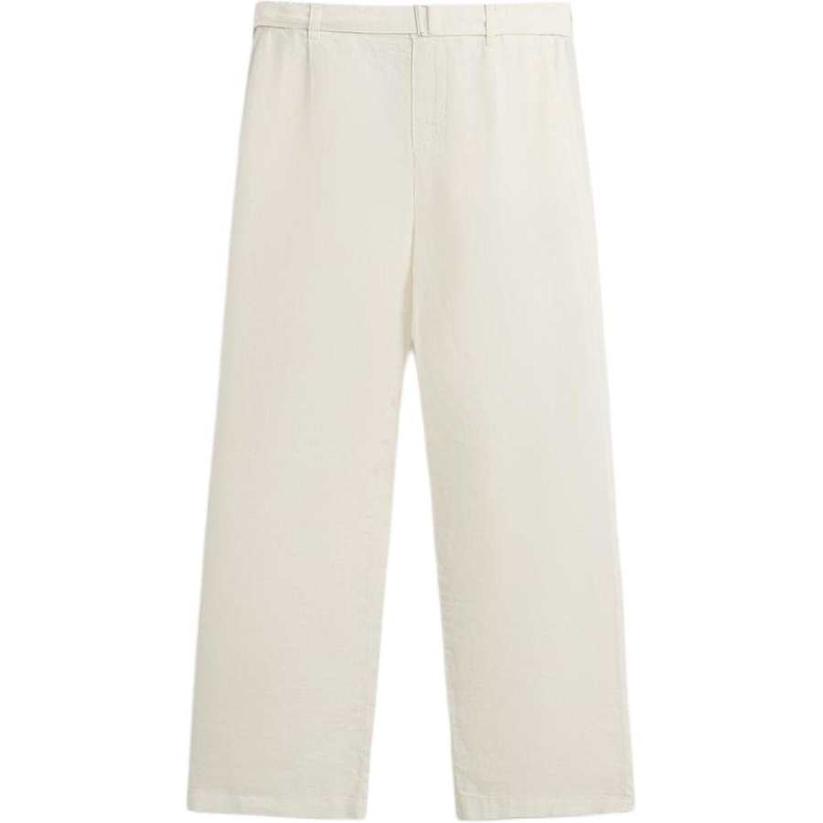 ZARA Casual Pants Men's White Moderate Straight Fit Pants