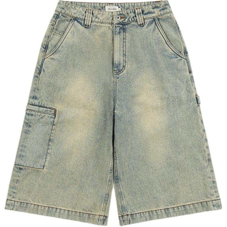 GOOD BAI SS25 Denim Shorts Women's Washed Denim Moderate Wide Leg Pants