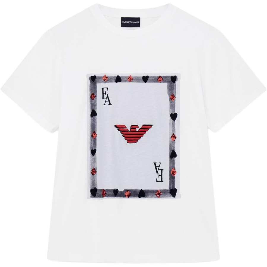 EMPORIO ARMANI Regular T Shirt Women's White