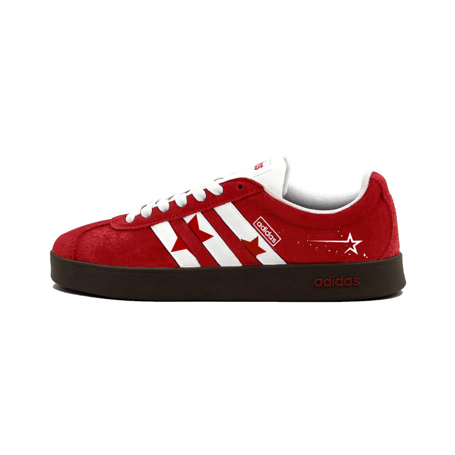 Adidas Adidas VL COURT 2.0 Cushioning Low top Skateboard Shoes Unisex Red