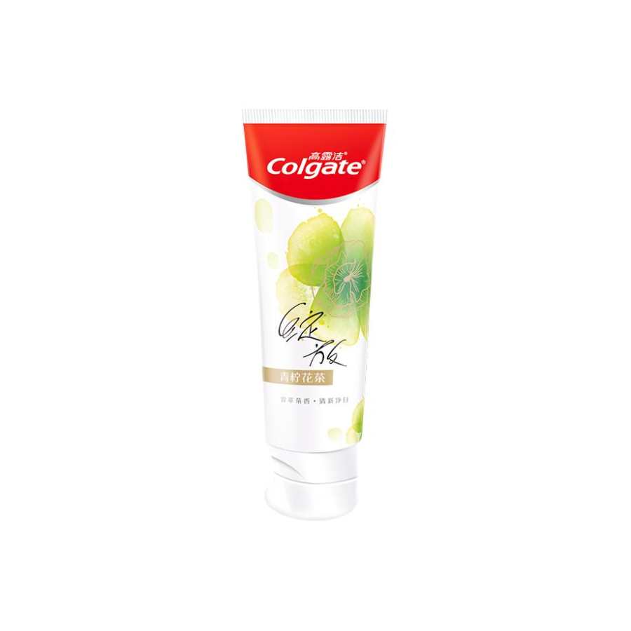 COLGATE Lime Flower Tea Toothpastes Cleaning Freshening Breath 90g Lime