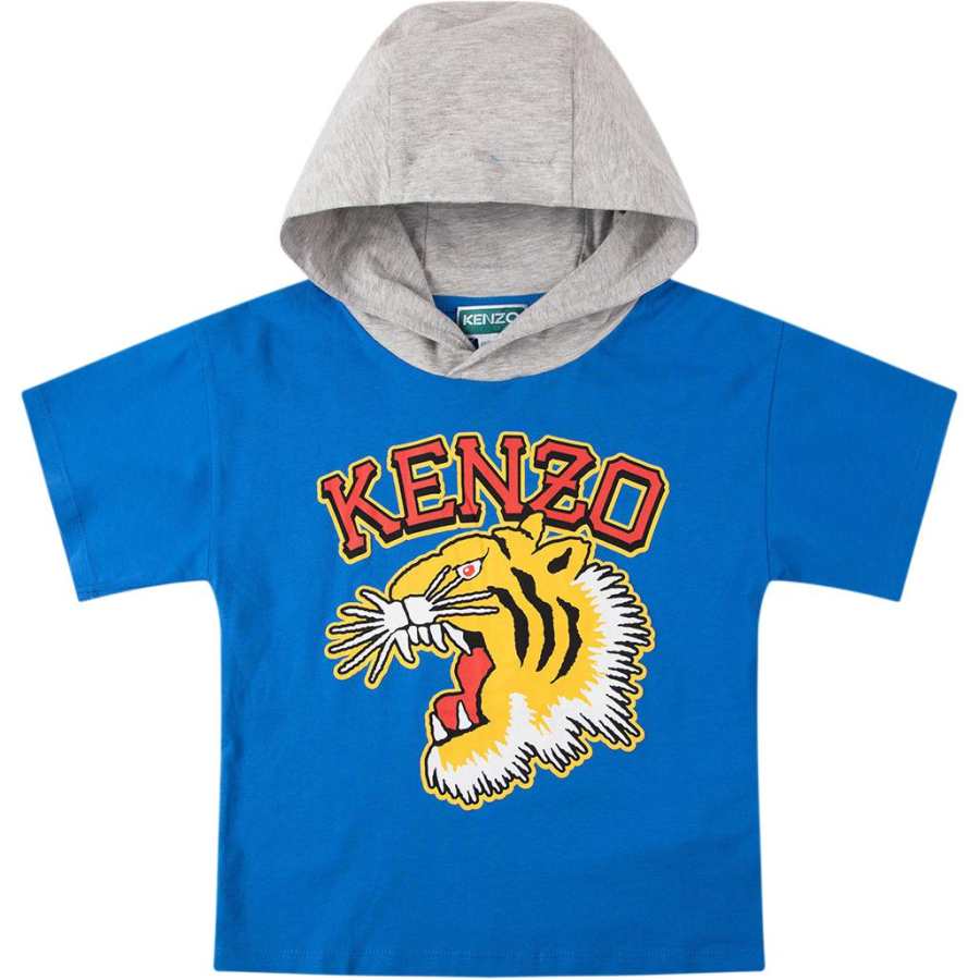 KENZO Kids T Shirts Hooded Moderate