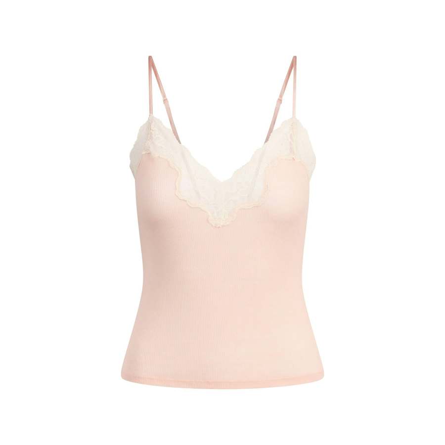 Skims SS25 SHEER COTTON LACE CAMI Camisole Women's