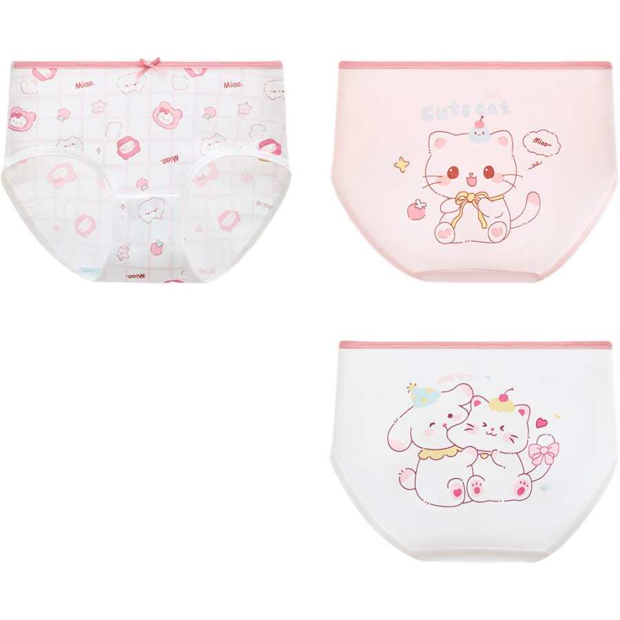 HONGDOUJUJIA SS25 Underpants 3 Pack Children Aged 3 7 Years Old