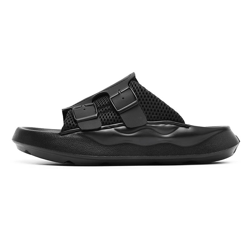 Angelmix Angelmi Abrasion Resistant Quick Dry Slide Slippers Men's Black