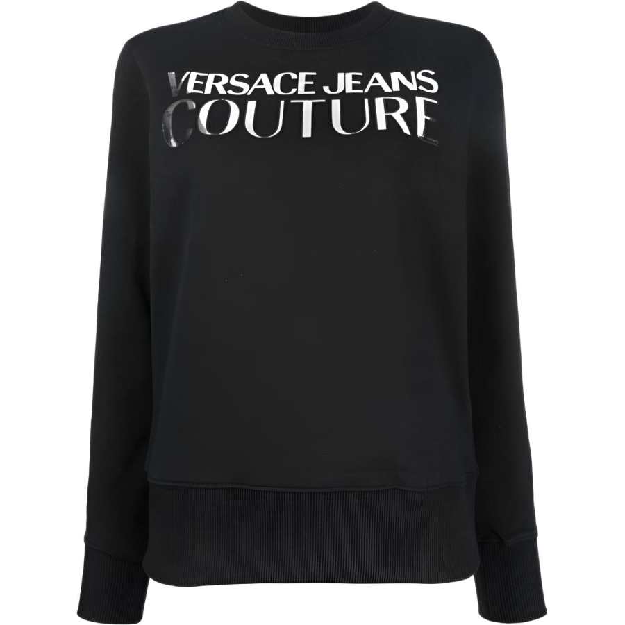 VERSACE JEANS COUTURE Logo Printed Crewneck Sweatshirt