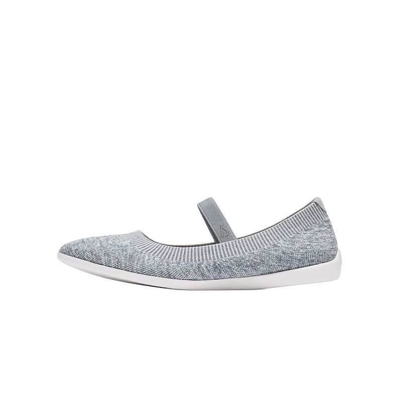 Allbirds Solo Flat Mary Jane Shoes Women's Light Gray
