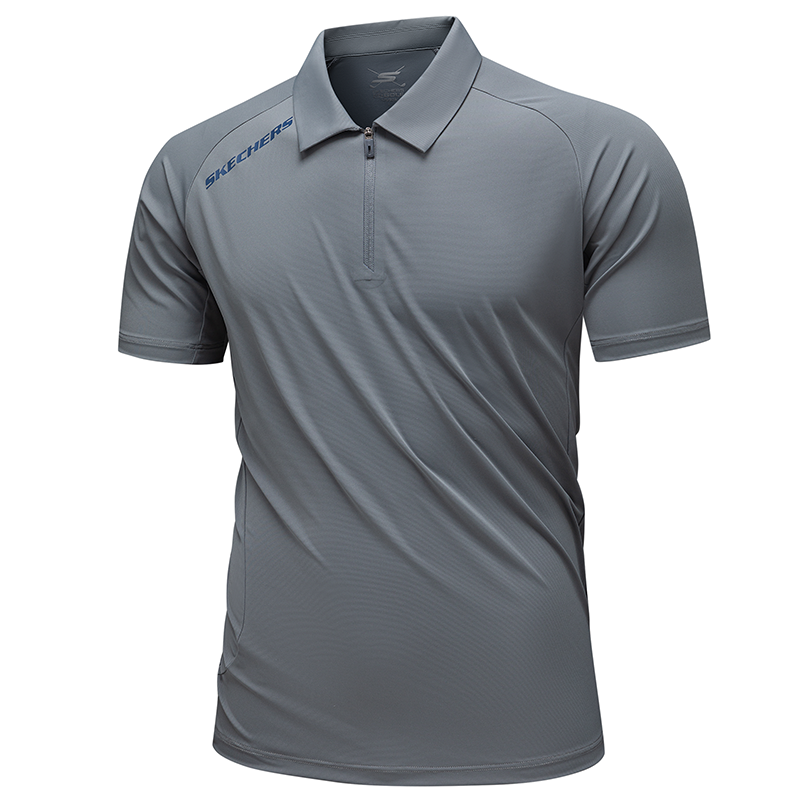 Skechers Polo Shirts Unisex Contour Gothic 022E Polo Collar Moderate Straight Fit