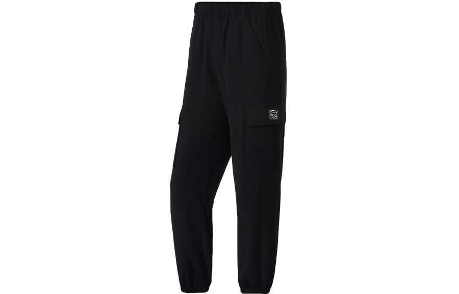 Li-Ning Li Ning Cargo Pants Women's Black Moderate Cuffed Pants