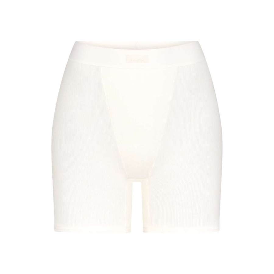 Skims Casual Shorts Women's White Thin
