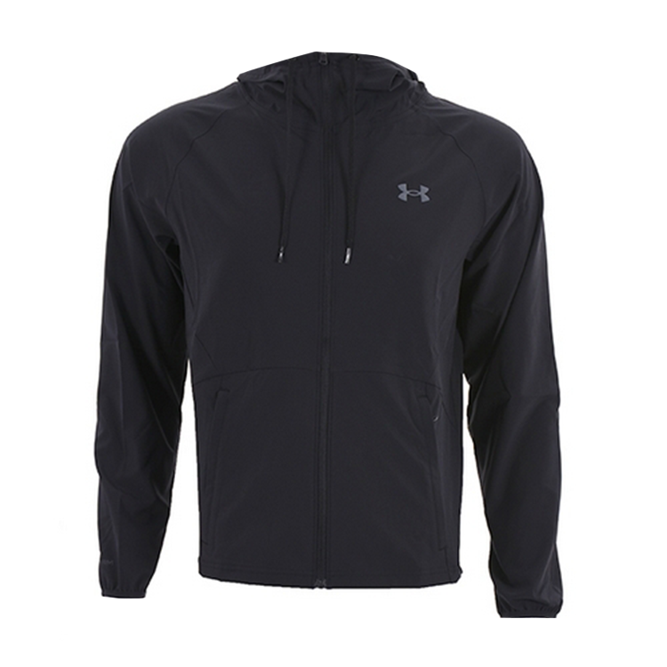 Under Armour Jackets Men's Black Hooded Moderate Other