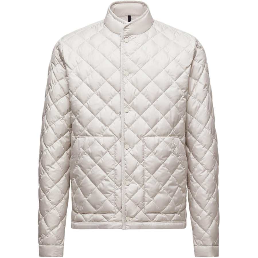 Moncler Moncler Jackets Men's Light Beige Stand Collar Moderate Other