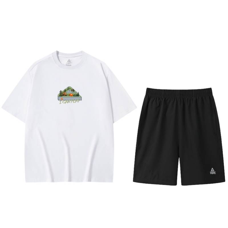 PEAK Casual Sportswear Unisex Crew Neck Moderate