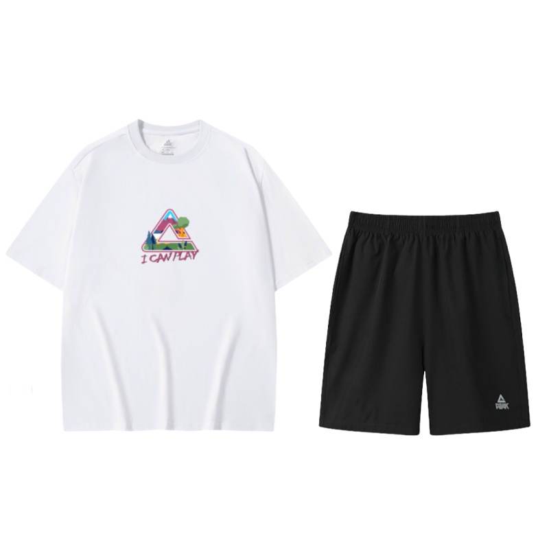 PEAK Casual Sportswear Unisex Crew Neck Moderate