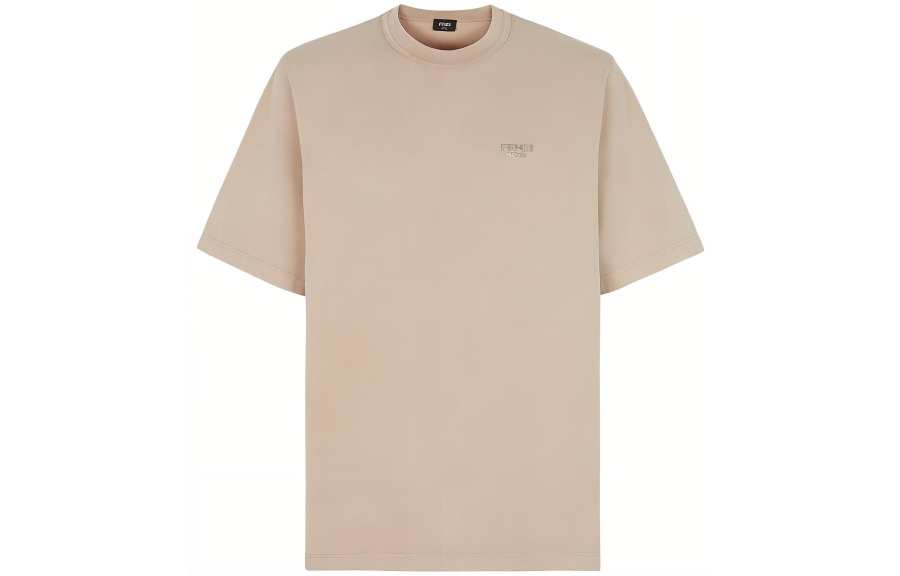 FENDI Skater Style Jersey T Shirt