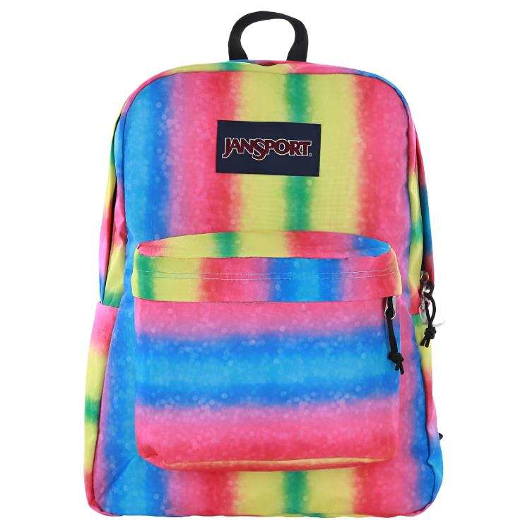 JanSport JanSport Polyester Backpack Medium Unisex Blue & Yellow