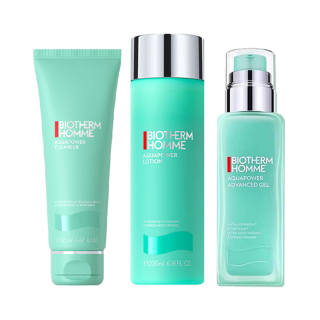 BIOTHERM New Version, Water Powered Men's Skincare Sets Hydrating Refreshing Cleaning Three Piece Set