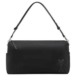 AMIPARIS Ami Paris Logo Patch Large Shoulder Bag