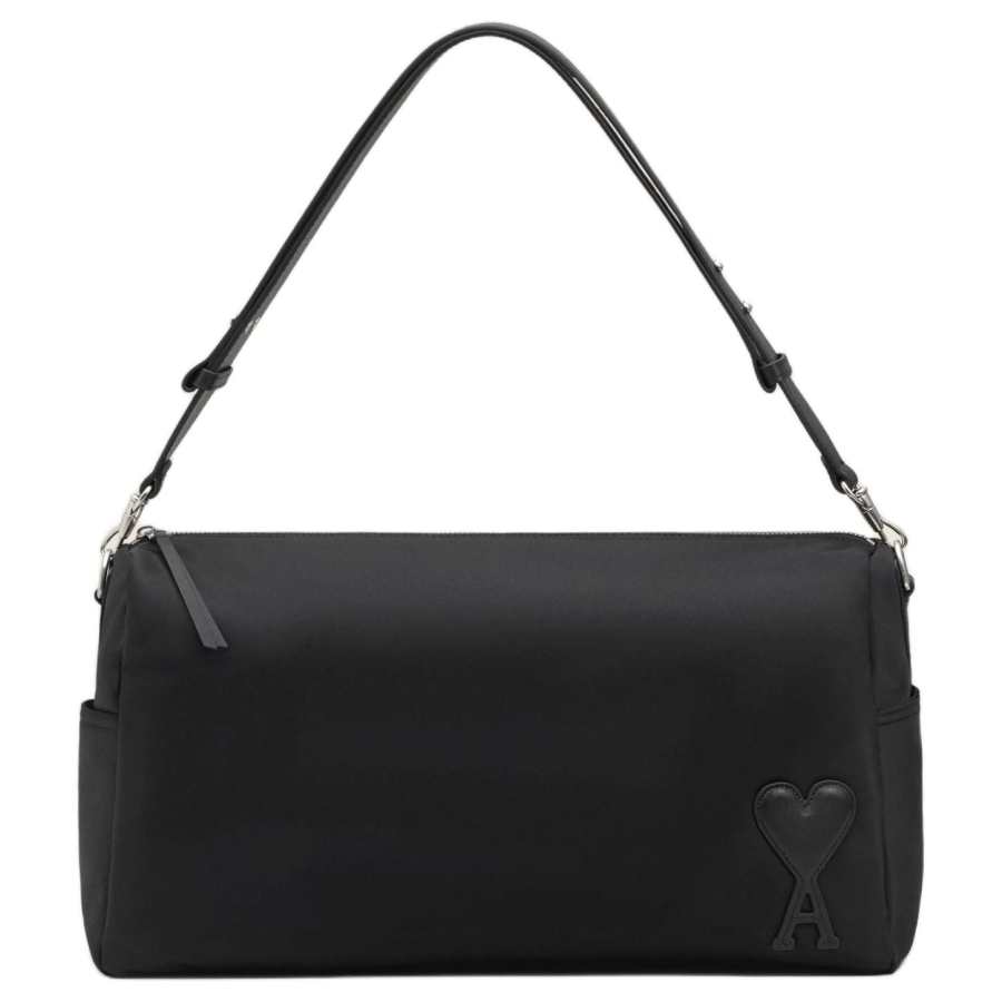 AMIPARIS Ami Paris Logo Patch Large Shoulder Bag