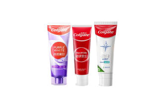 COLGATE Cleaning Brightening Toothpastes Freshening Breath Periodontal Care Product 90g+100g+90g/12 Piece Set
