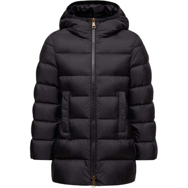 Moncler Moncler Down Jacket Black Kids'